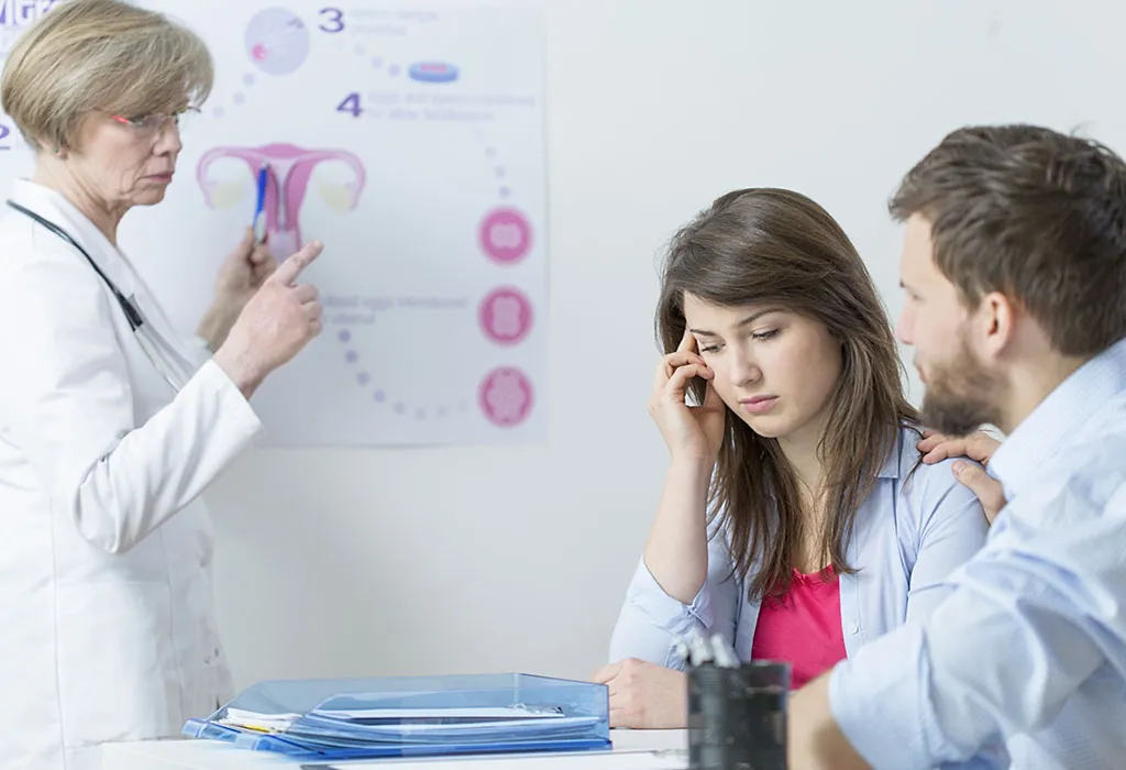 Couple at doctors clinic understanding ivf