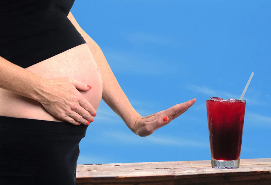 Pregnant woman and carbonated beverages