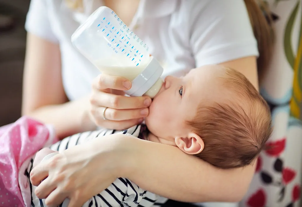Bottlefed baby