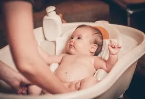 Bathing in lukewarm water