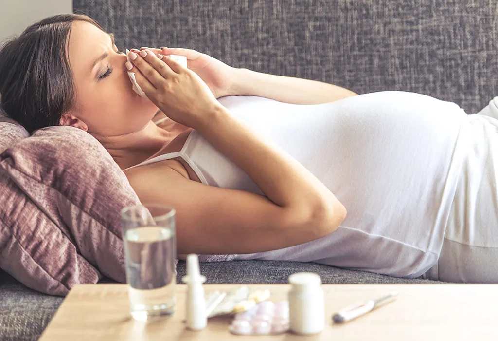 Pregnant women suffering from cough & cold