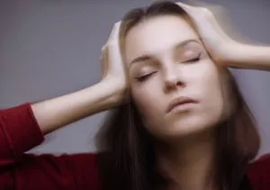 Woman feeling Dizzy