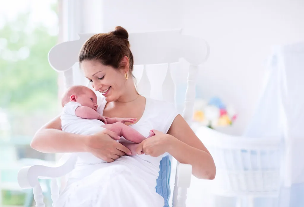 Chairhold on newborn