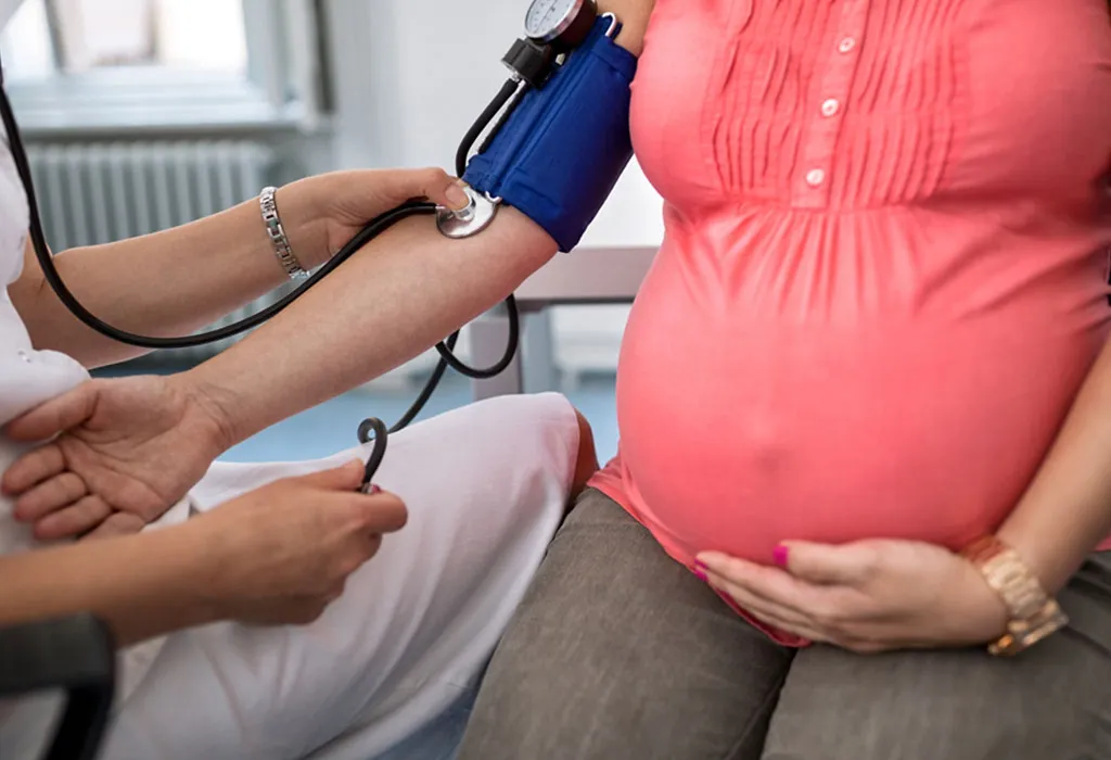 Woman at doctor
