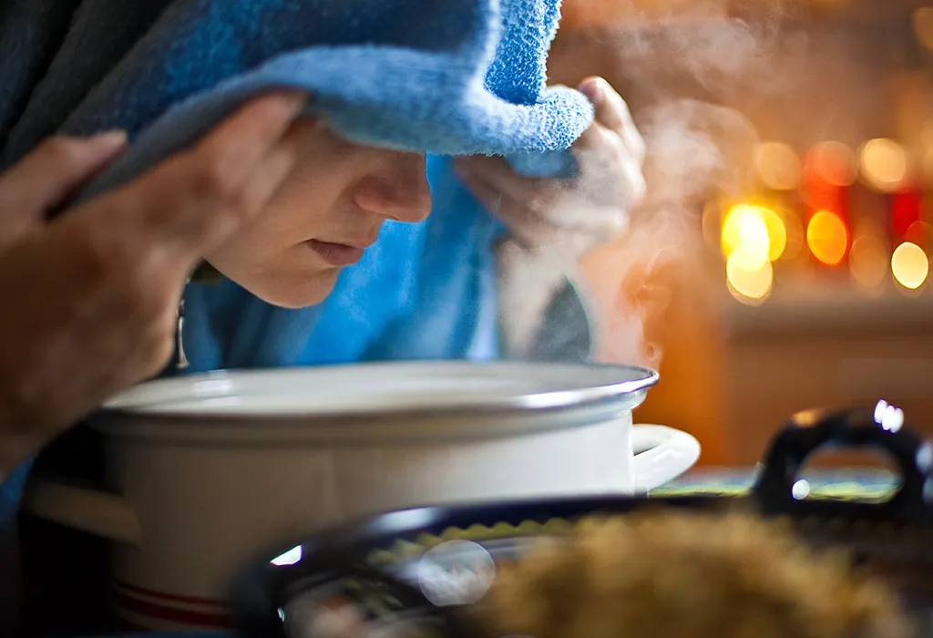 Home remedies: Taking steam
