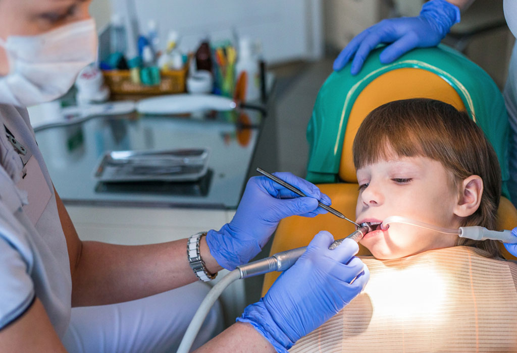 root canal of a child