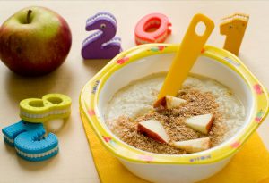Baby meal full of fibre-rich foods