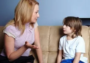 Kids listen better told patiently