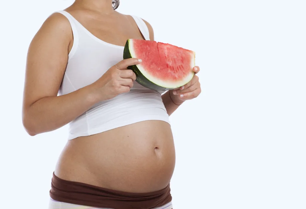 Eat Fruits With High Water Content like watermelon during pregnancy