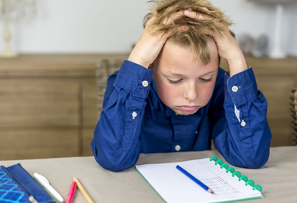 Un enfant stressé