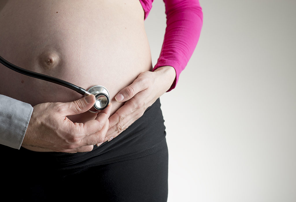 Use A Stethoscope To Hear Foetal Heartbeat
