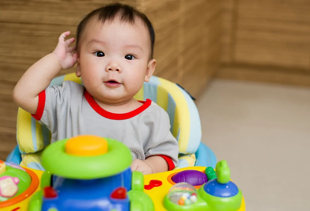 How old should a baby be to use store a walker