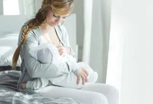 Feeding a newborn