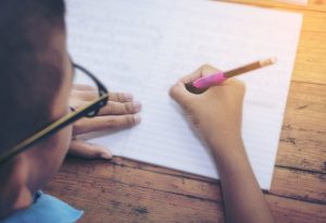 Practising handwriting