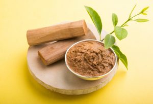 Sandalwood paste for baby acne