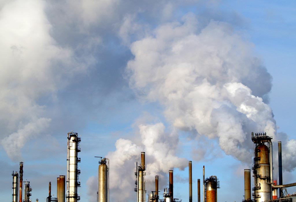 Burning of fossil fuels