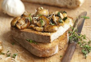 Mushroom bread