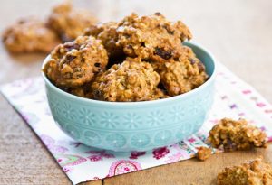Oatmeal and raisin cookies