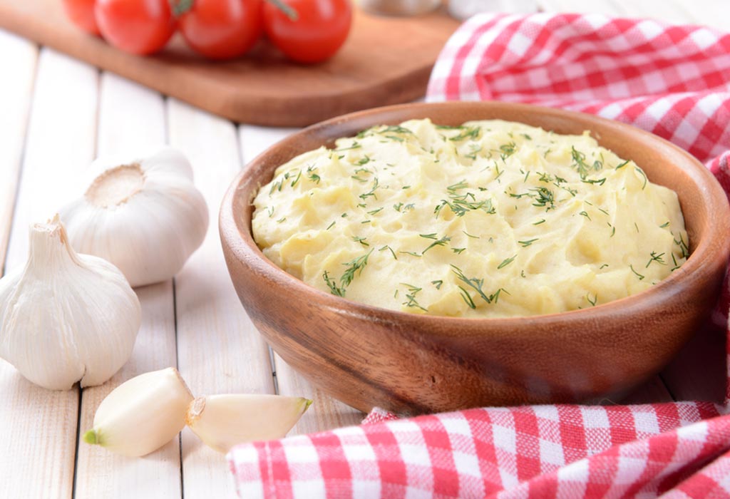 GARLIC MASHED POTATOES