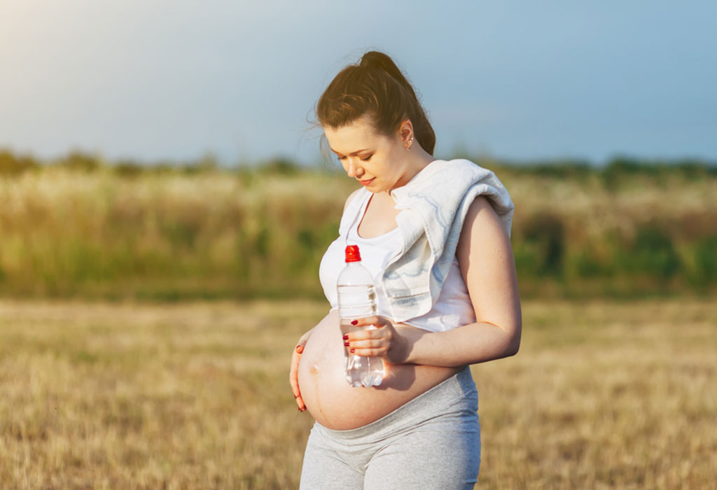 Hydration while exercising during pregnancy