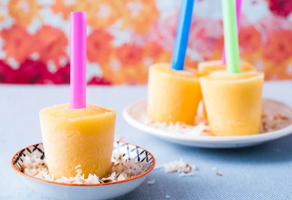 Teething-Soother Mango Popsicle