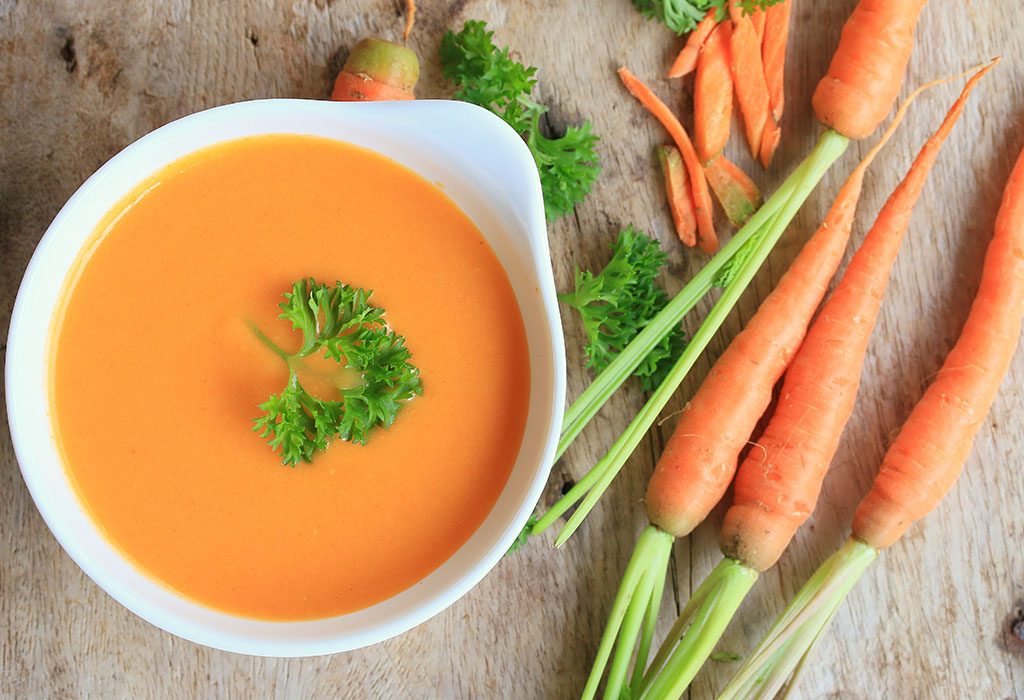 Carrot soup best sale for babies