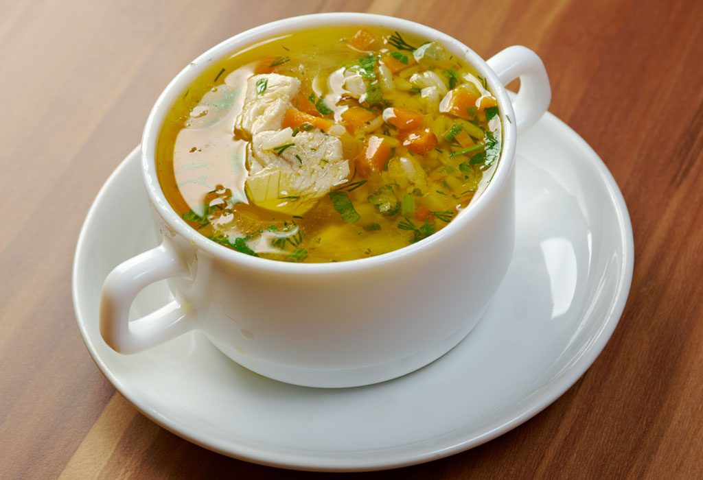 Chicken and rice soup