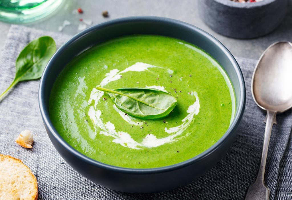 Spinach soup.