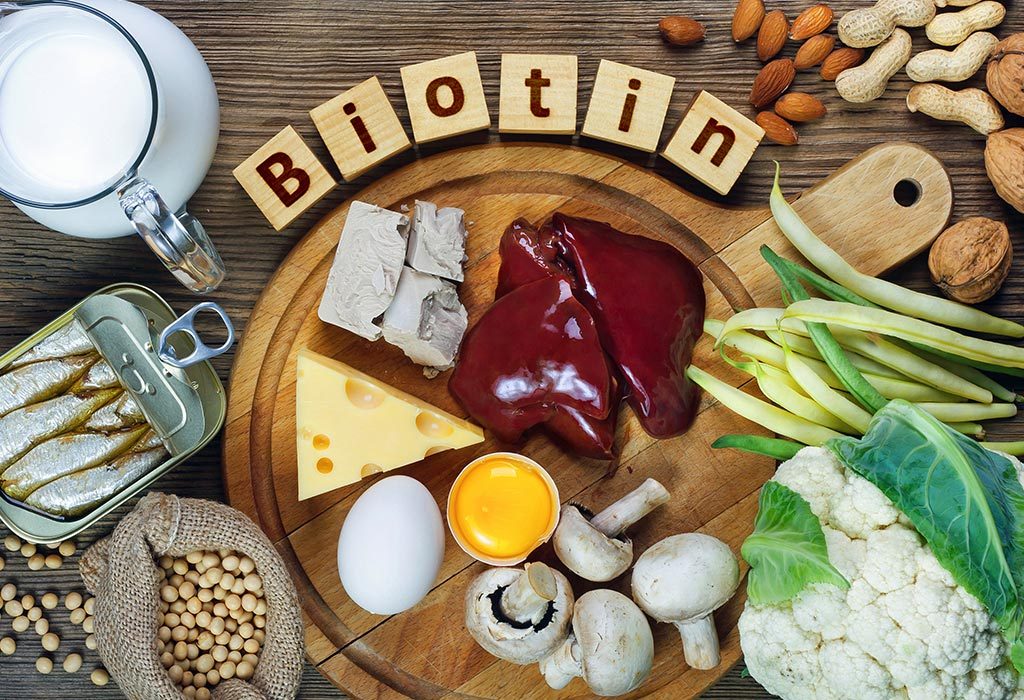 Food sources on Biotin