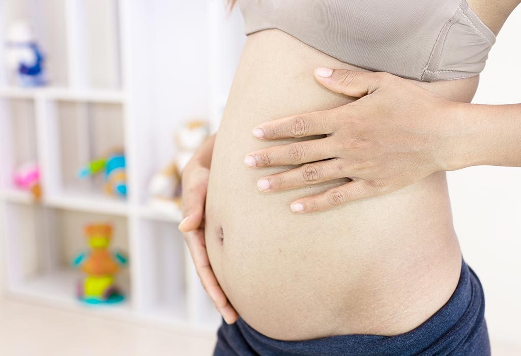 A 4 months pregnant woman