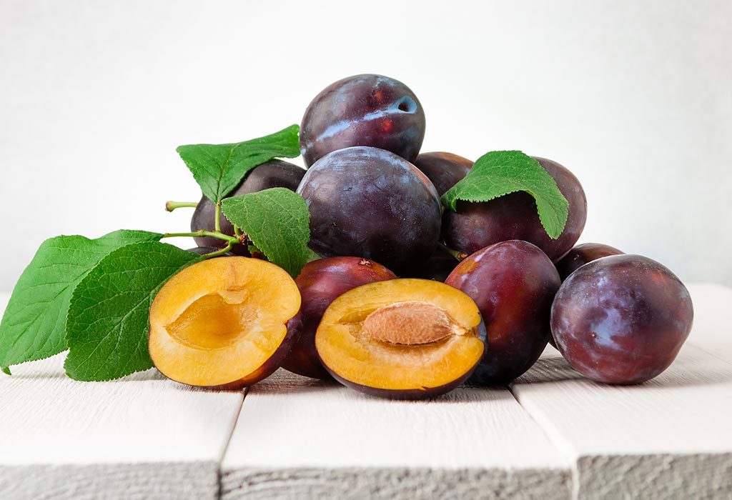 plum for baby constipation