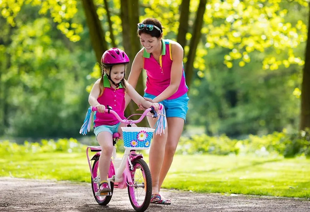 Easy way to teach a discount child to ride a bike