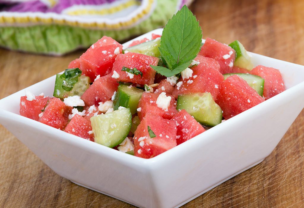 CUCUMBER AND WATERMELON SALAD