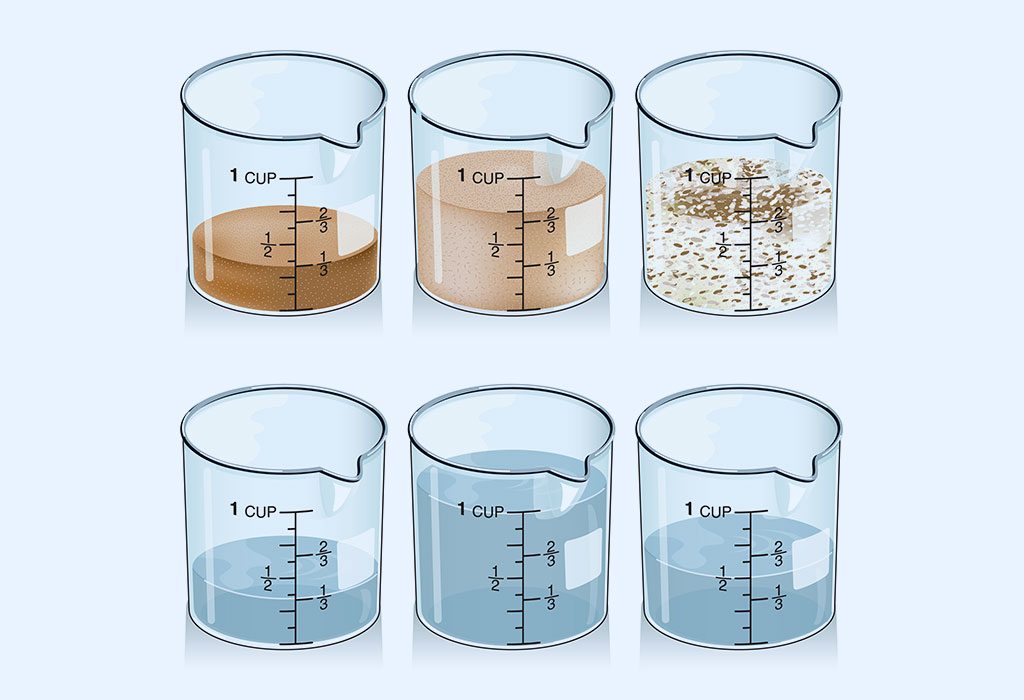 DIFFERENT MEASURING CUPS