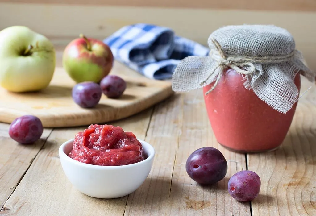 Pear and Plum Puree