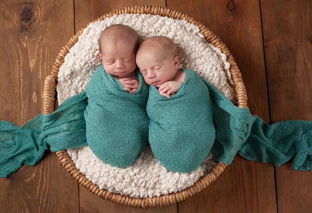 twin baby boys