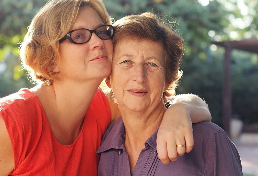 Mother with her daughter