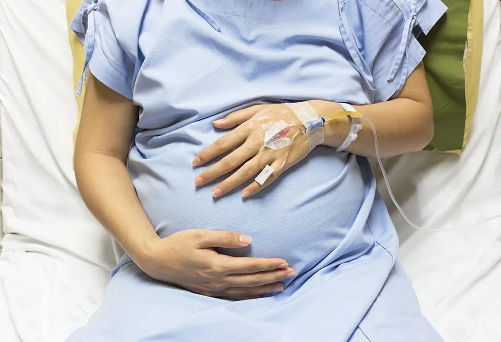 Pregnant woman admitted in hospital due to complications