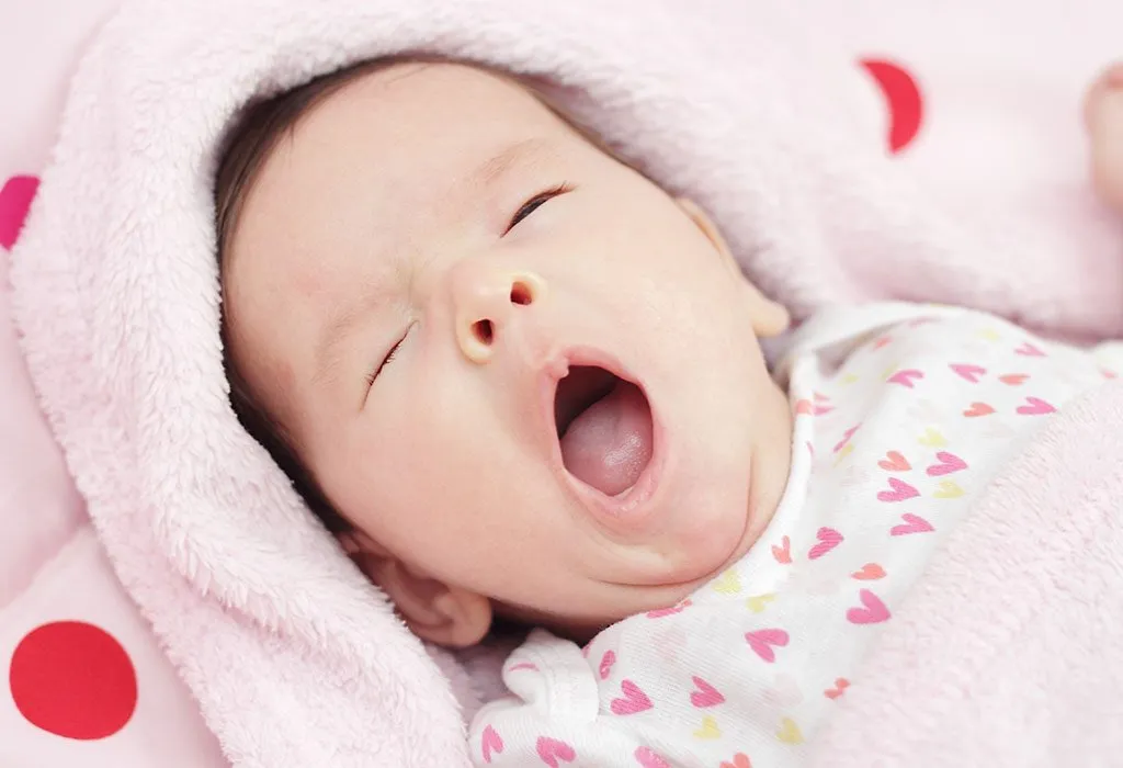 baby yawning 