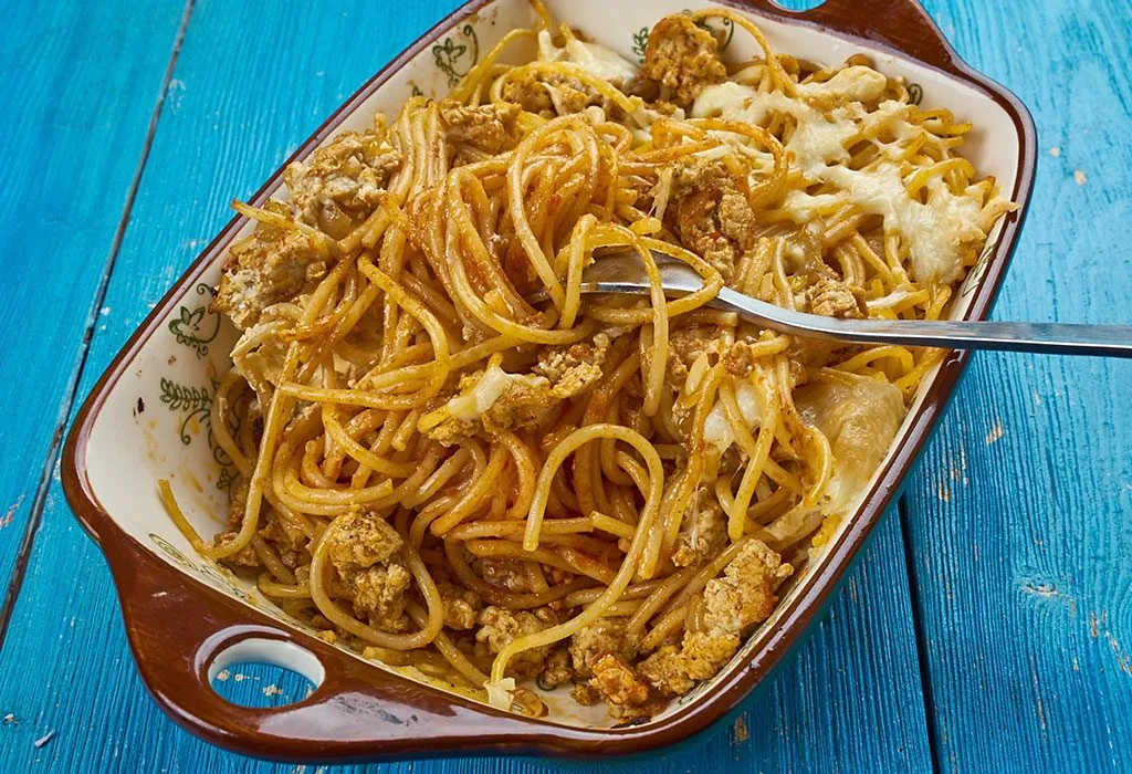 Casserole Of Chicken Noodles