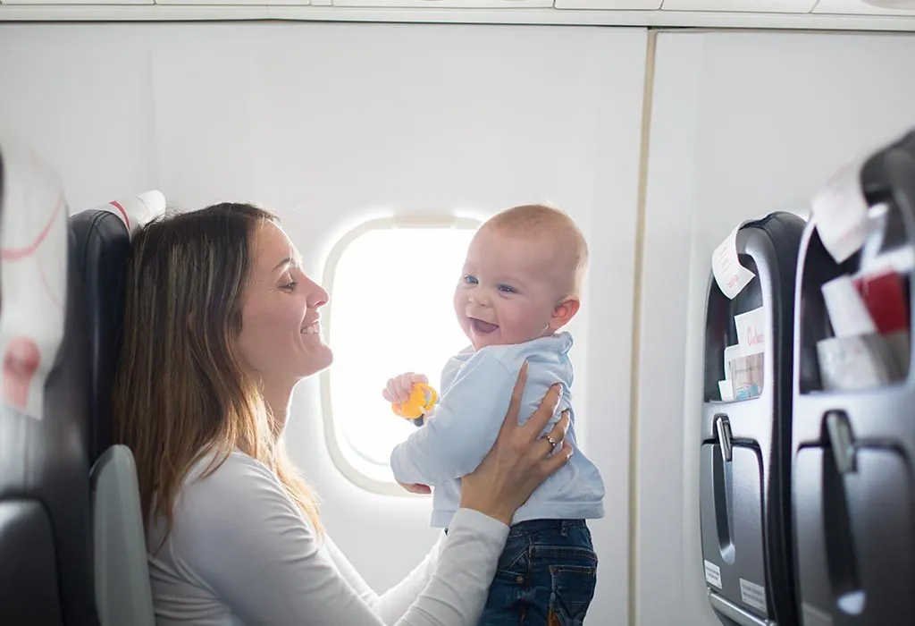 Travelling by flight with kids