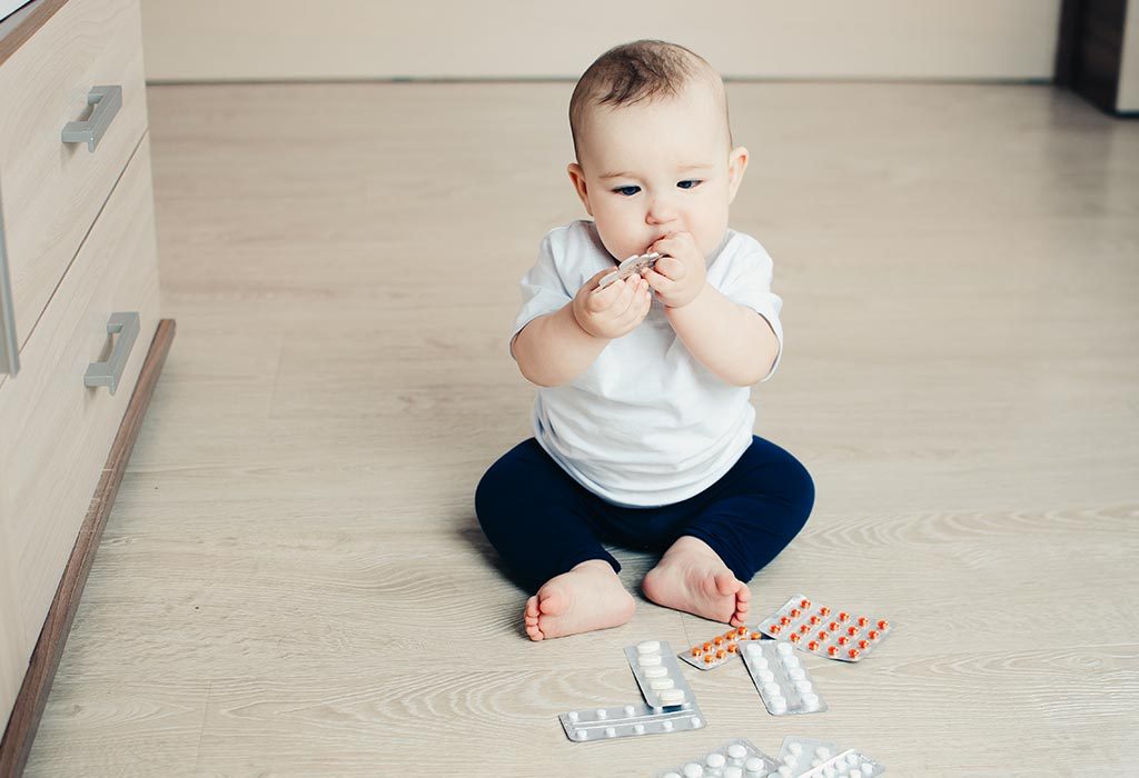 baby keeping hands in mouth