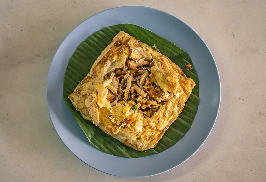 Omelette With Noodles