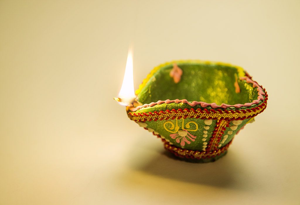 diwali diya craft