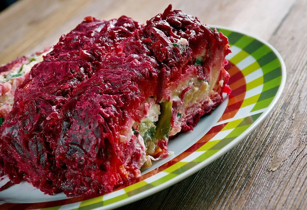 Beetroot roll