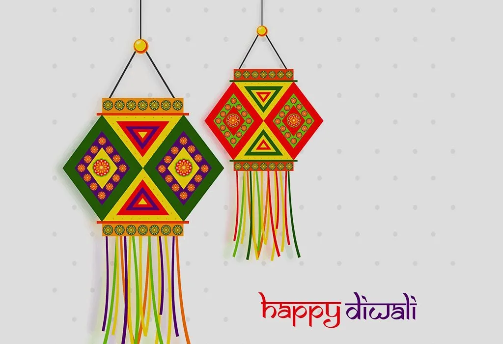 Lovely Lanterns Card for Diwali