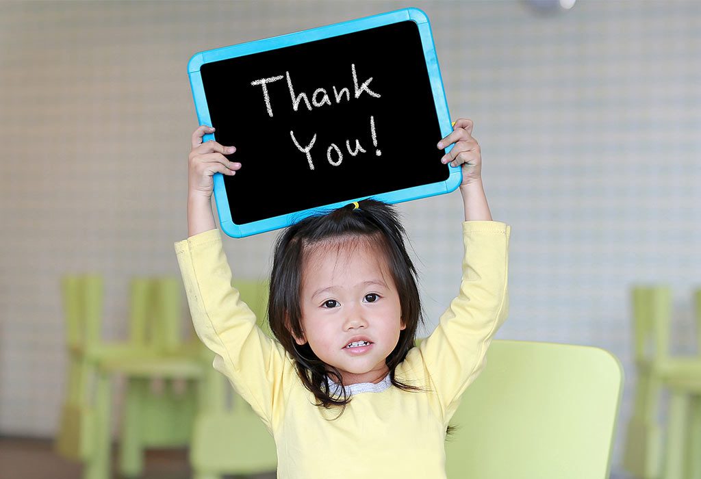 Teaching kids gratitude is important