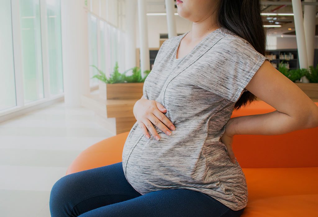 Twin pregnancy at 28 weeks - back pain