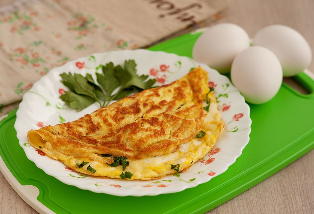 Eggs omelette