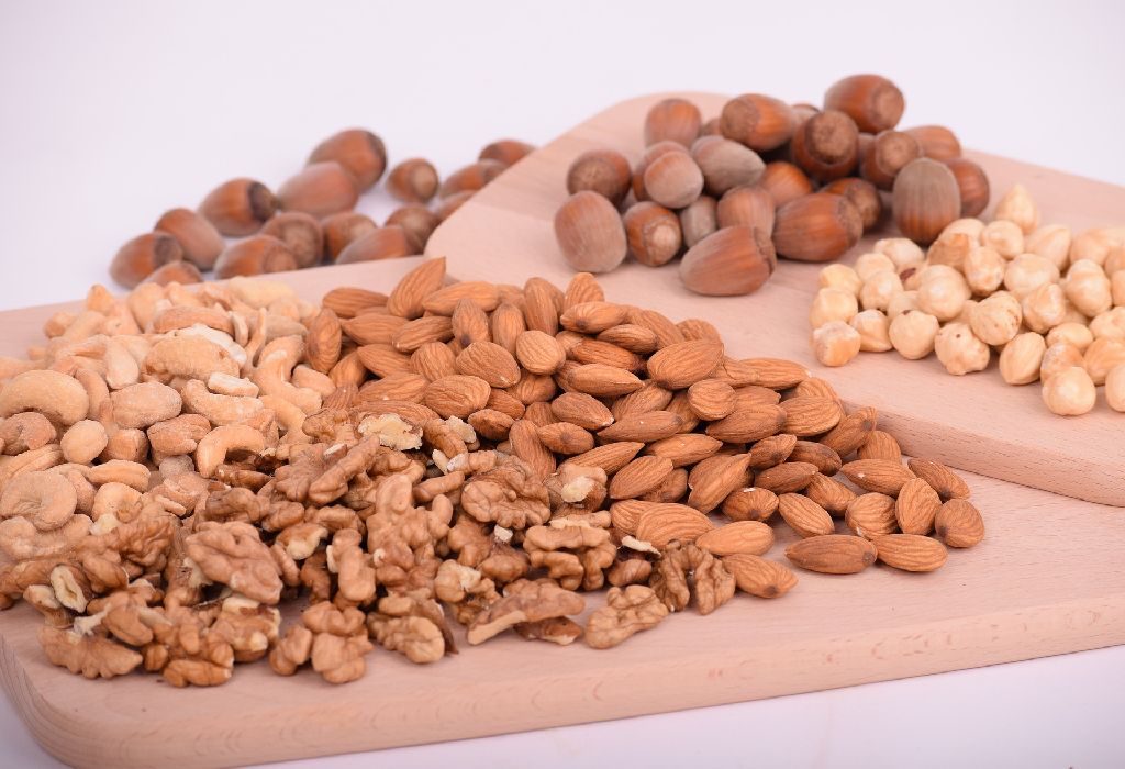 Soaked Almonds and Walnuts
